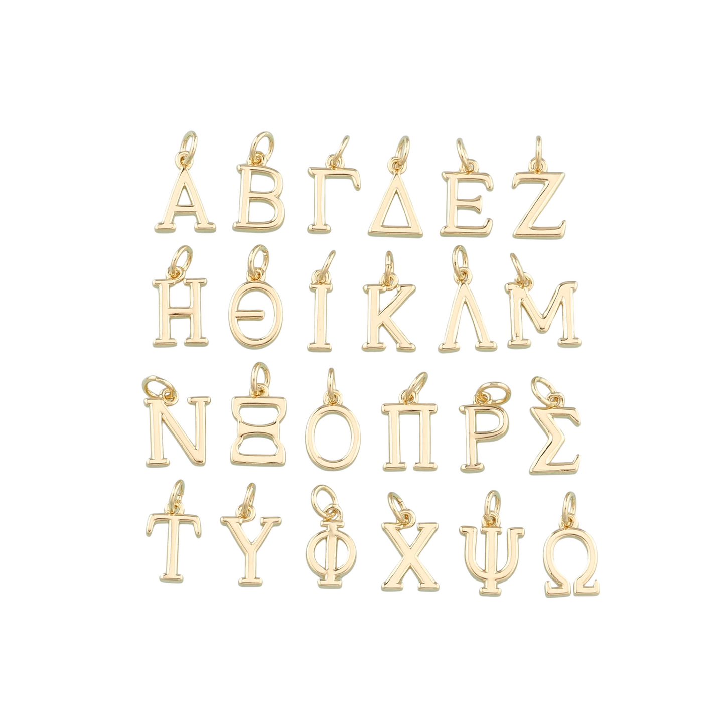 Greek Letter Charm
