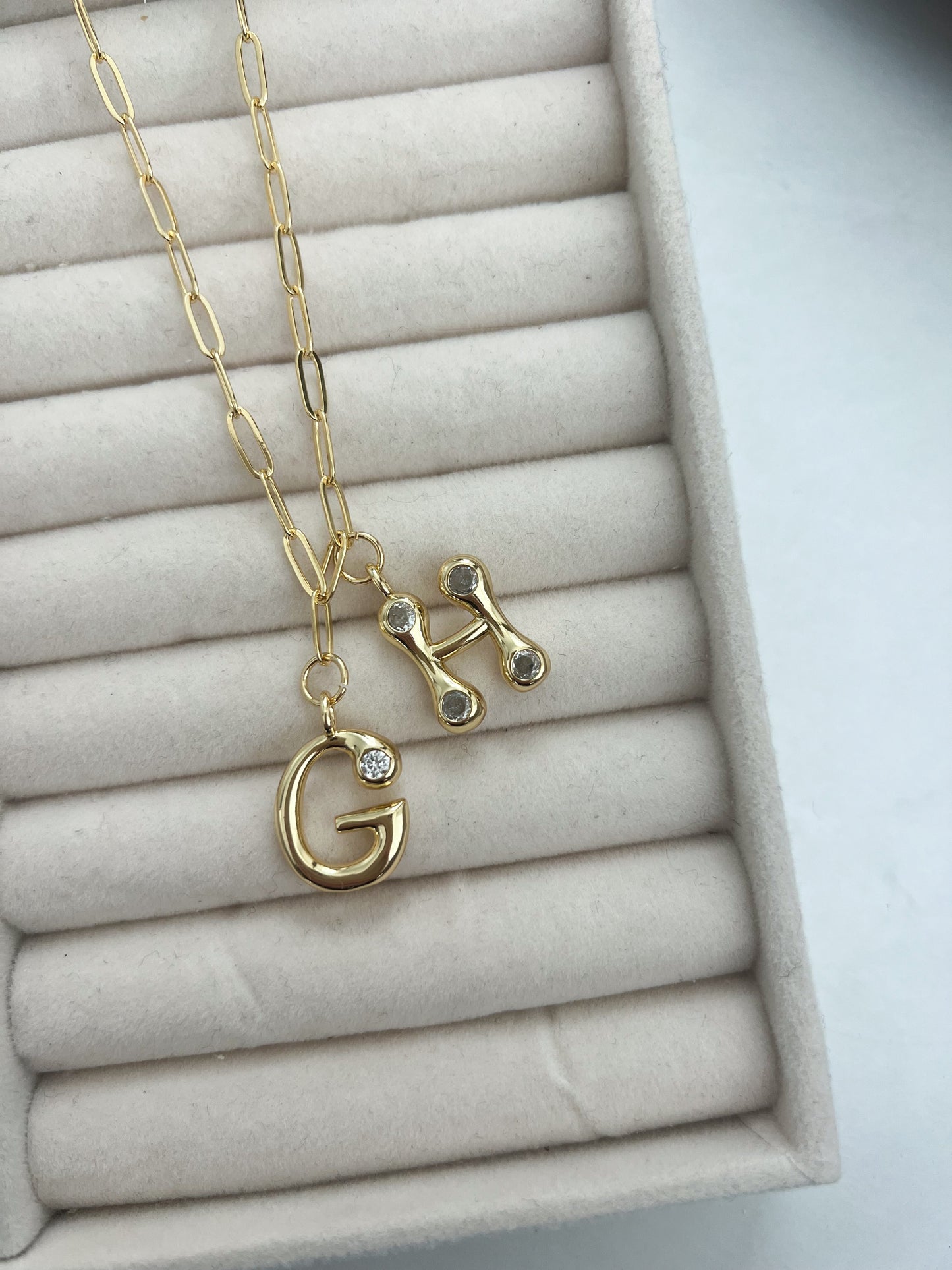 Diamond Initial Necklace