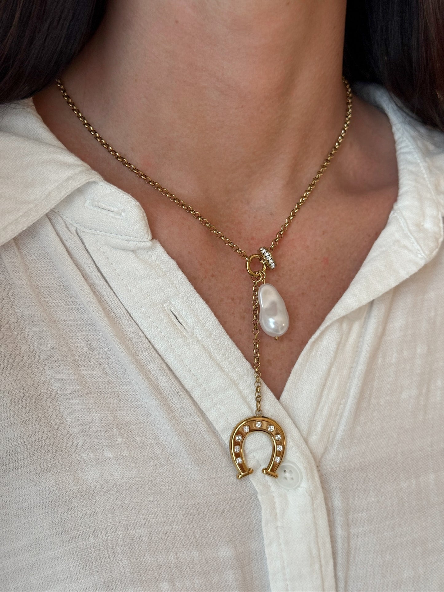 Lucky Lariat Necklace