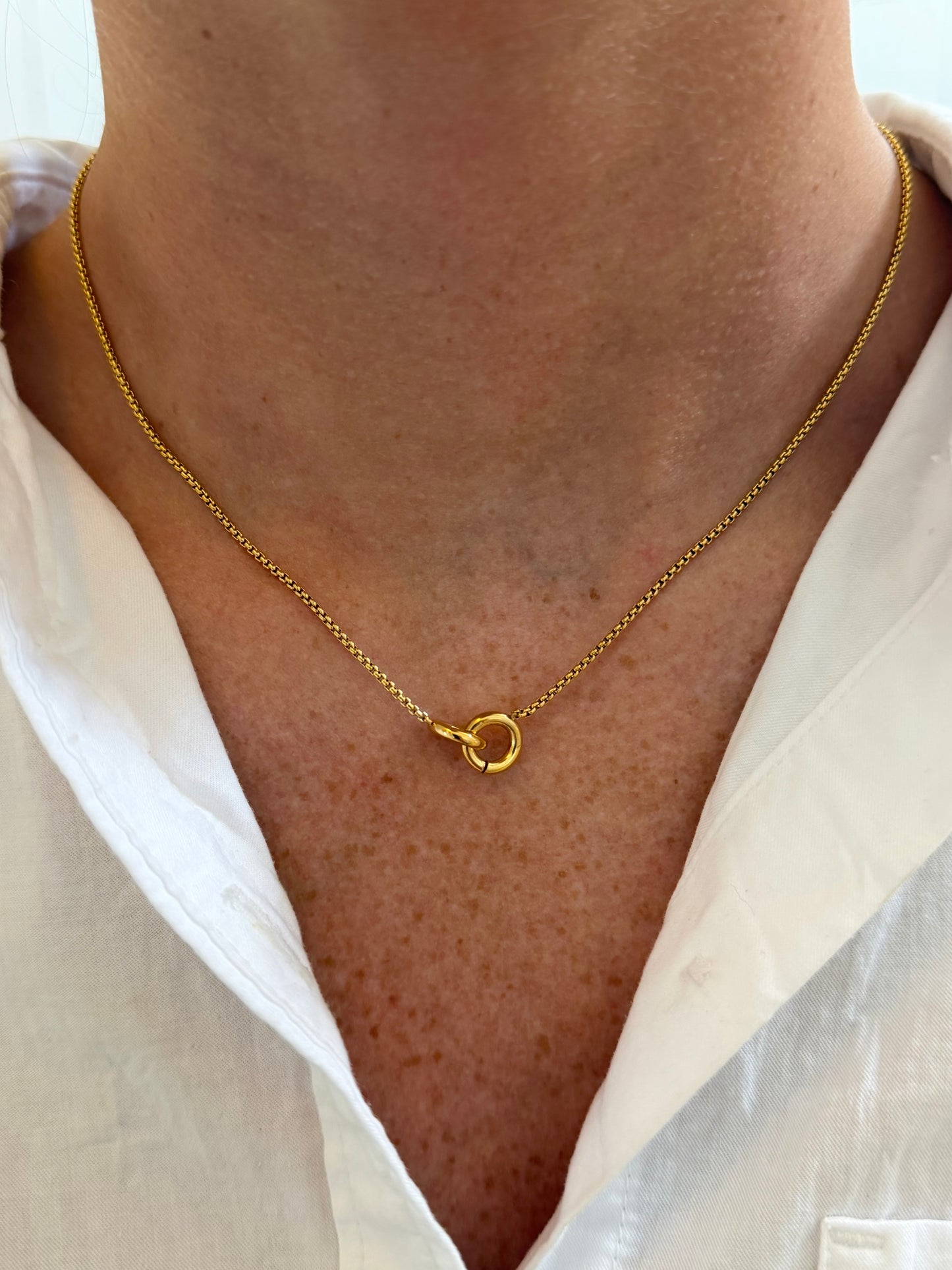 Knotted Gold Necklace