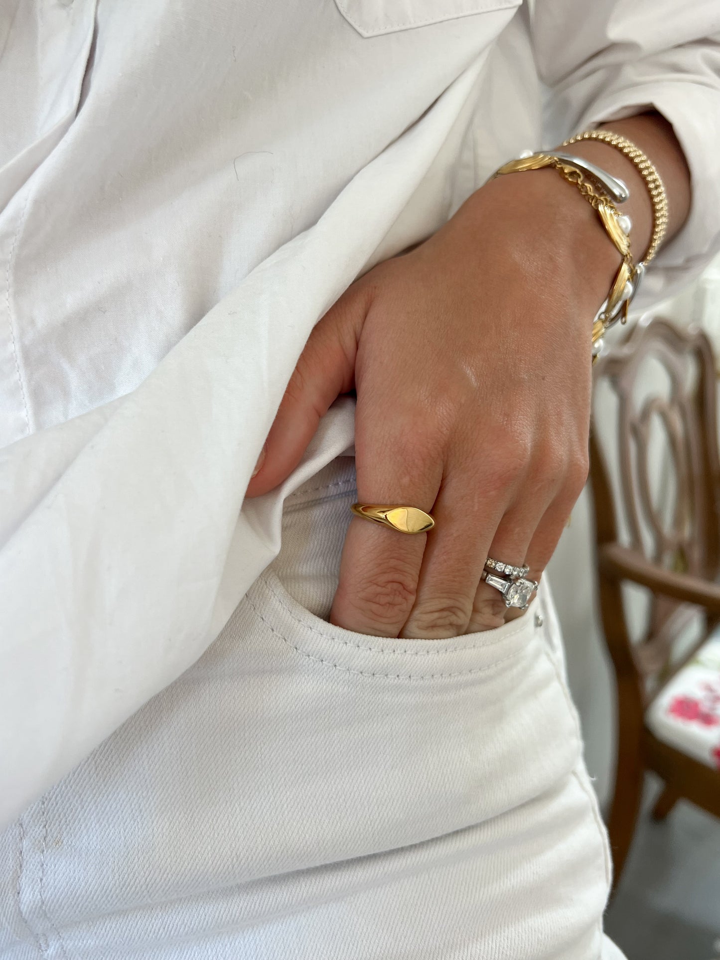 Square Blank Ring