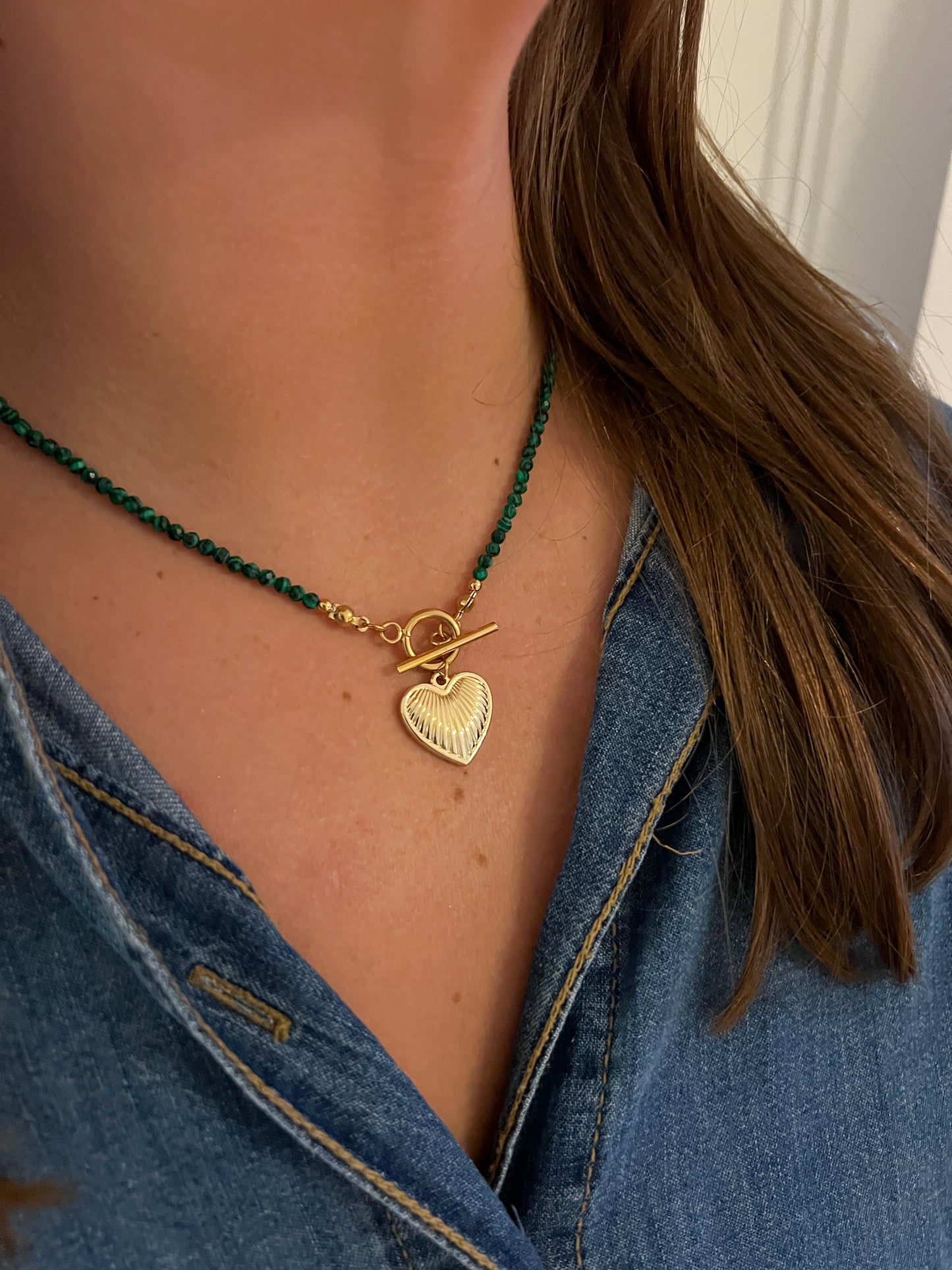 Green Beaded Necklace