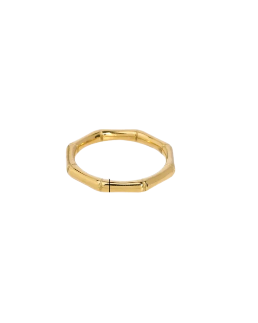 Gold Bamboo Ring