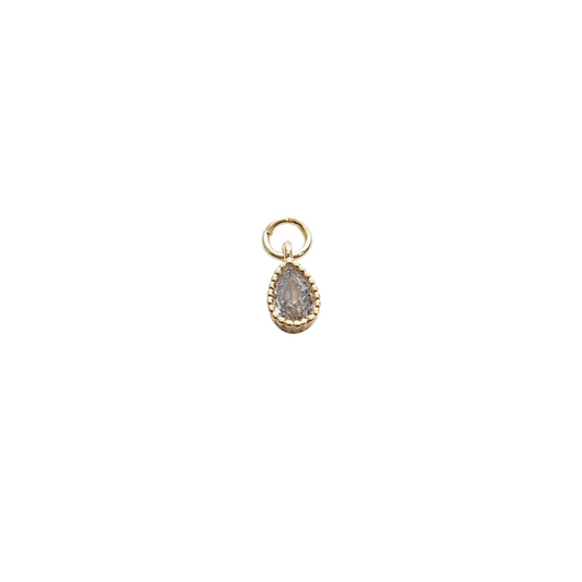 Gold Teardrop Charm