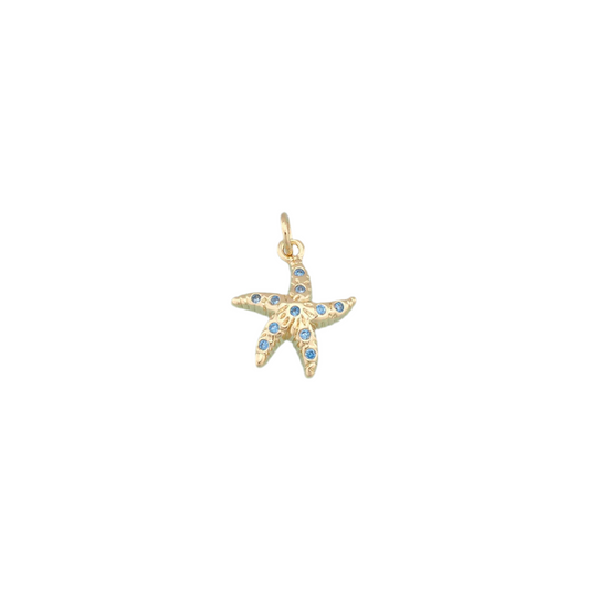 Blue Starfish Charm
