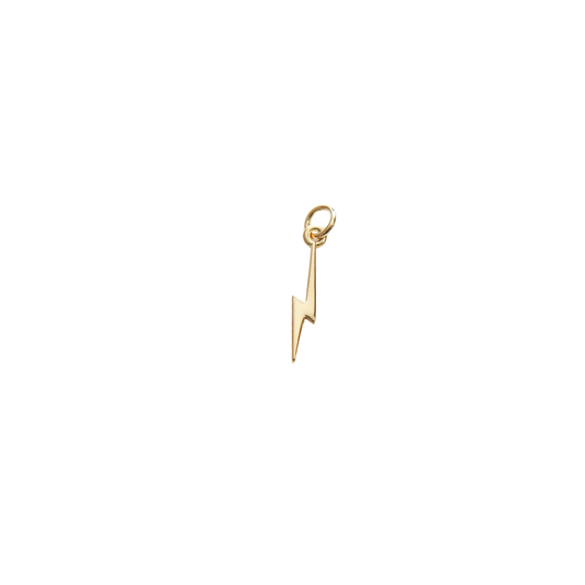 Gold Lightning Bolt Charm
