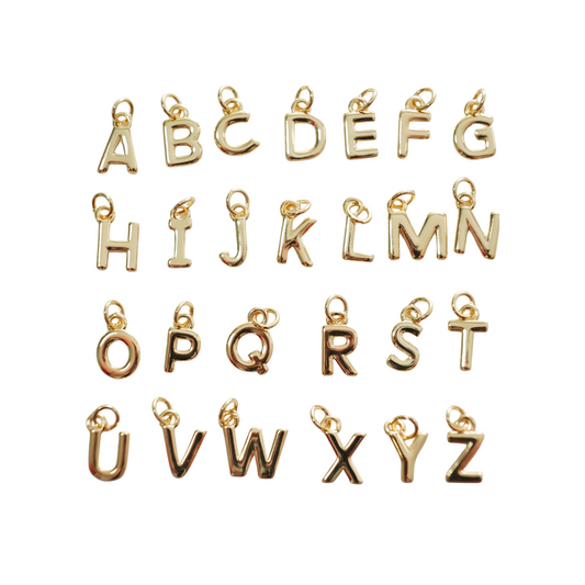 Gold Initial Charm