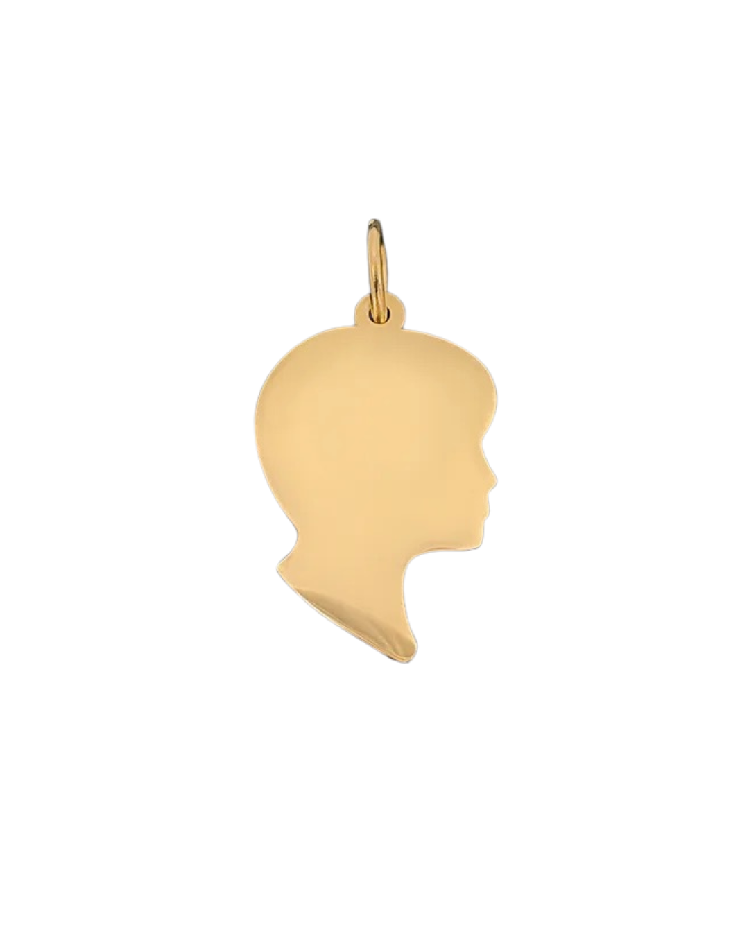 Engraving Silhouette Blank Charm