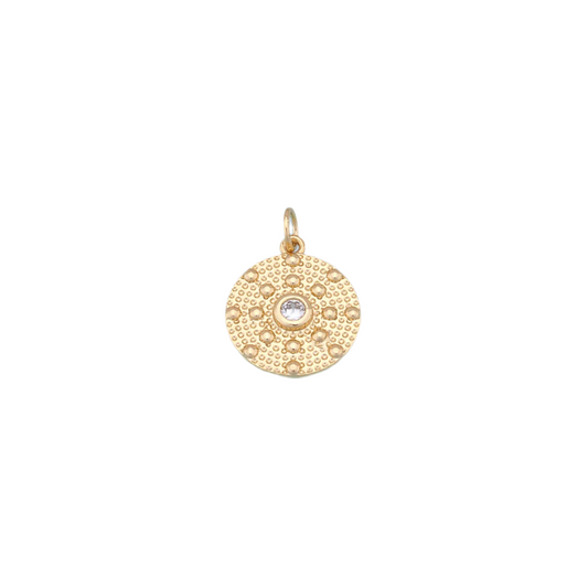 Texture Coin Charm