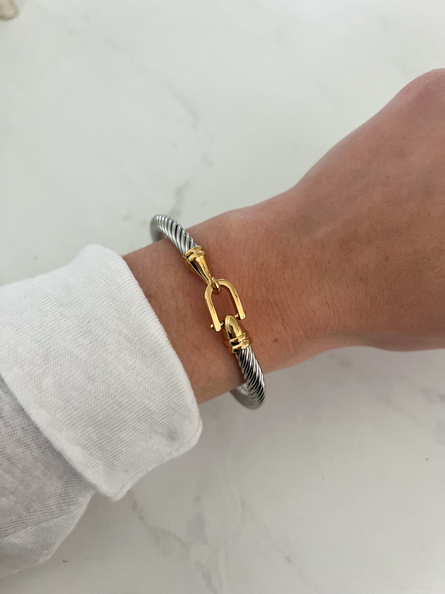 Two-Toned Closed Cuff