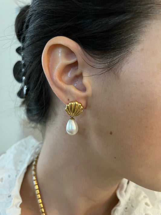 Pearl Shell Studs