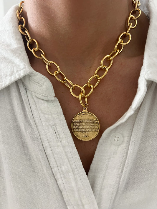 Antique Lord’s Prayer Necklace