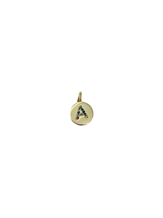 Round Rainbow Initial