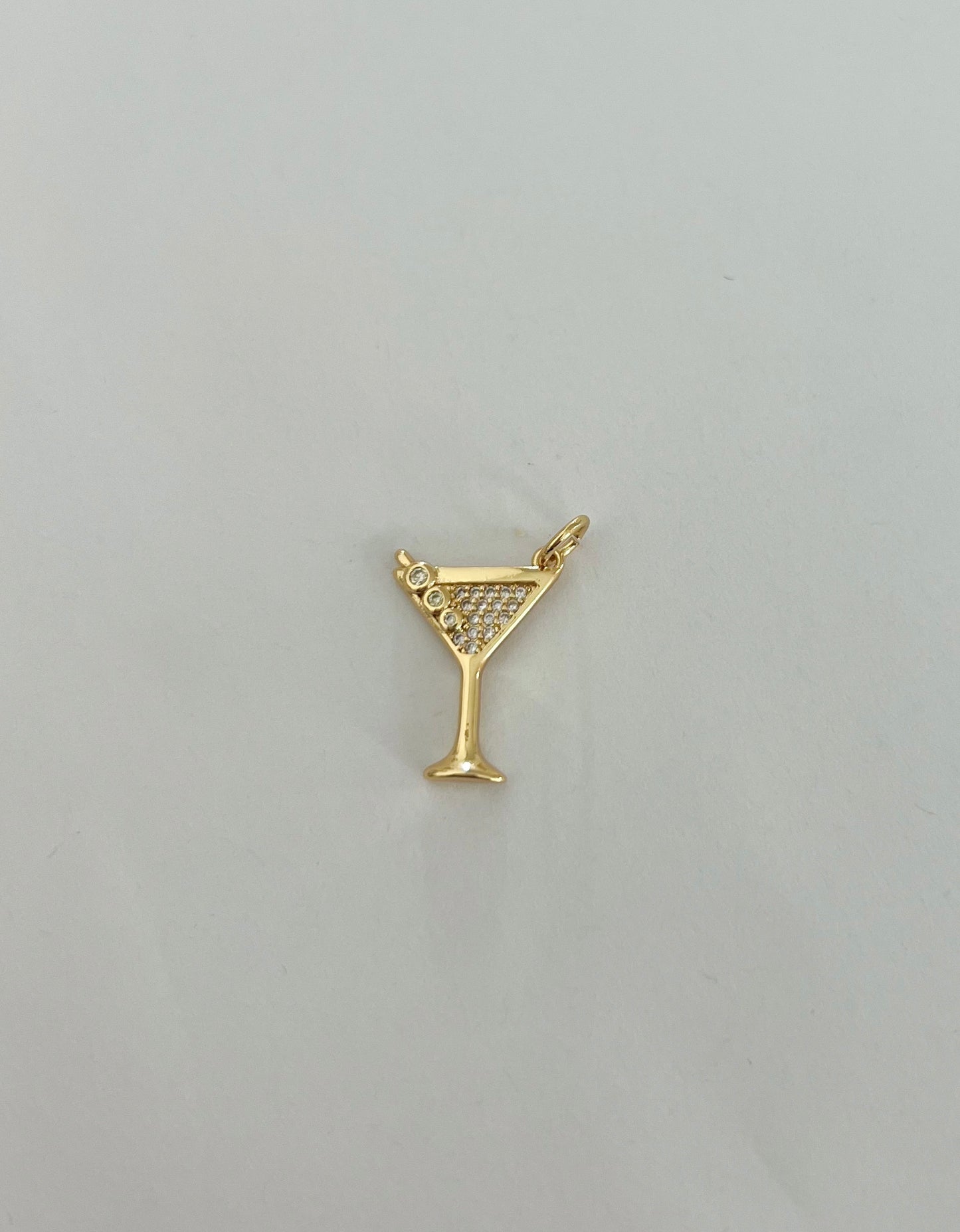 Martini Glass Charm