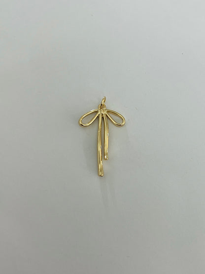 Gold Bow Charm