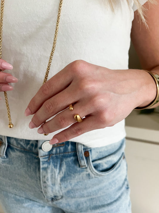 Gold Open Ring