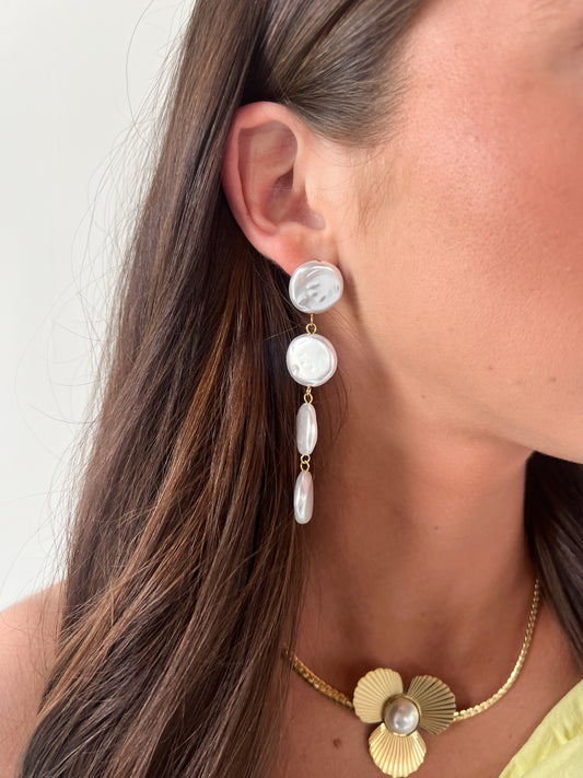 Gigi Pearl Earrings