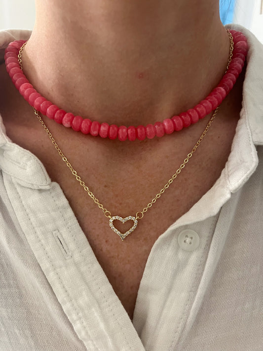 Diamond Heart Necklace