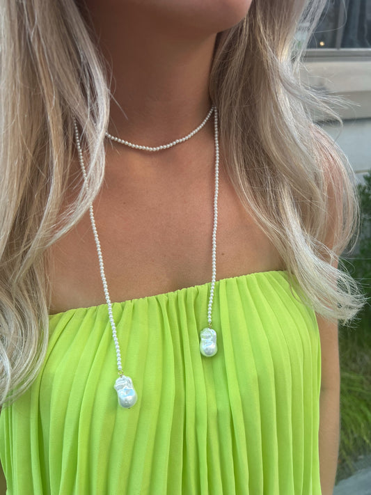 Pearl Wrap Necklace
