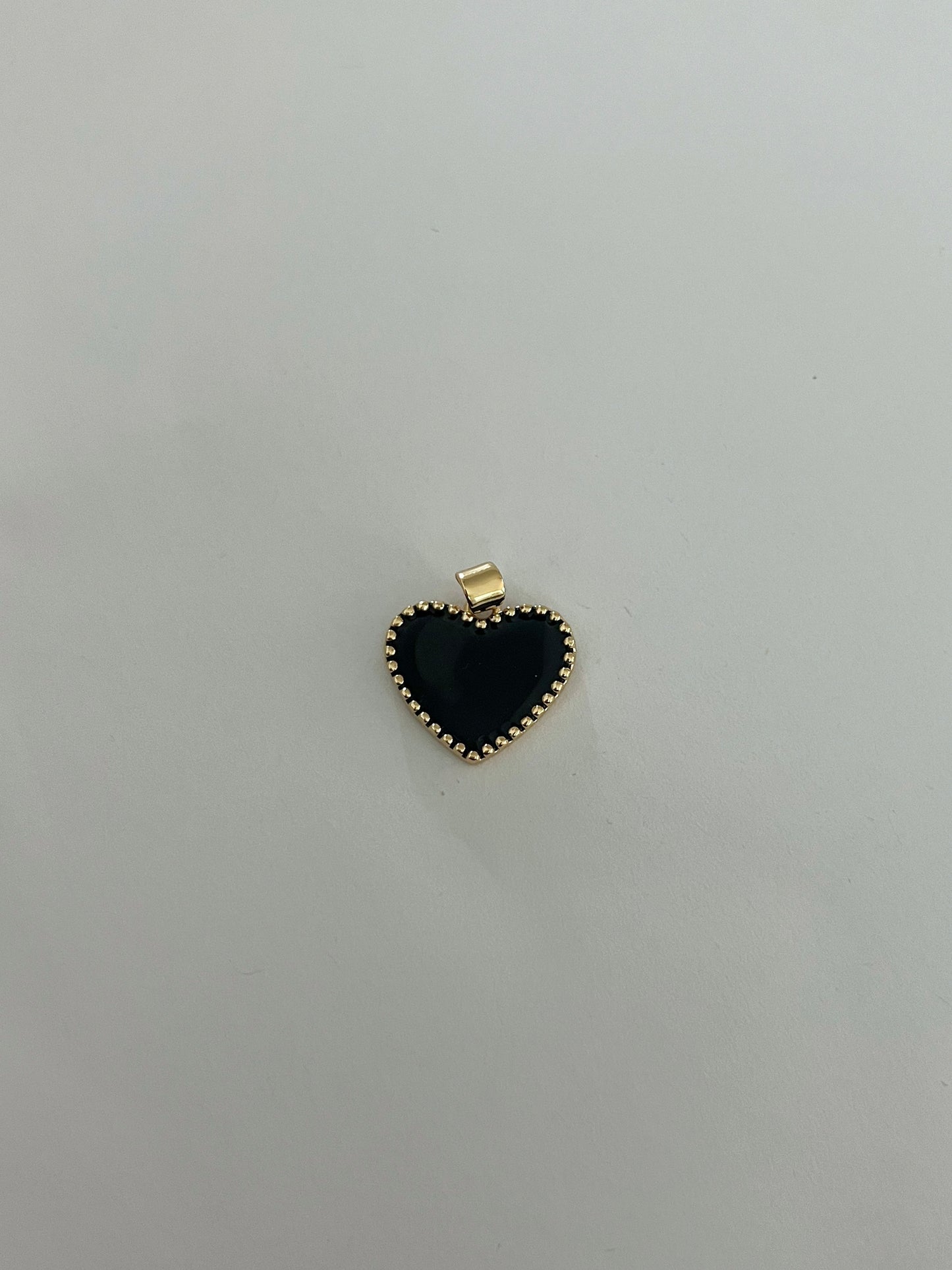 Black Heart Charm