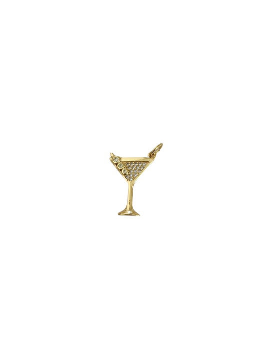 Martini Glass Charm