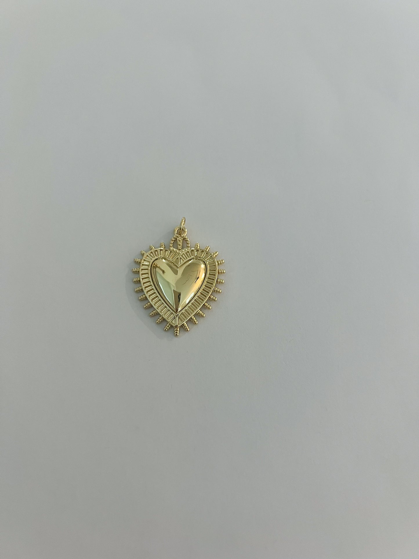 Flame Heart Charm