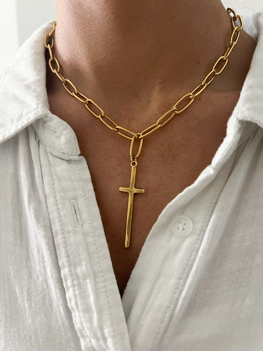Antique Cross Necklace
