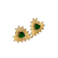 Green Heart Studs