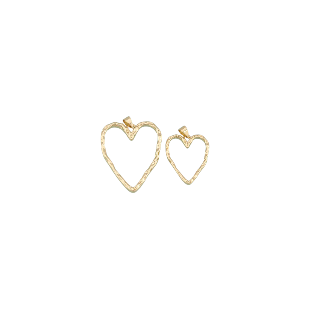 Hollow Heart Charm