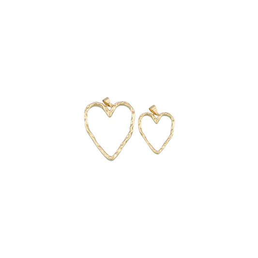 Hollow Heart Charm