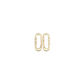 Diamond Oval Clasp