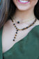Colored Lariat Necklace