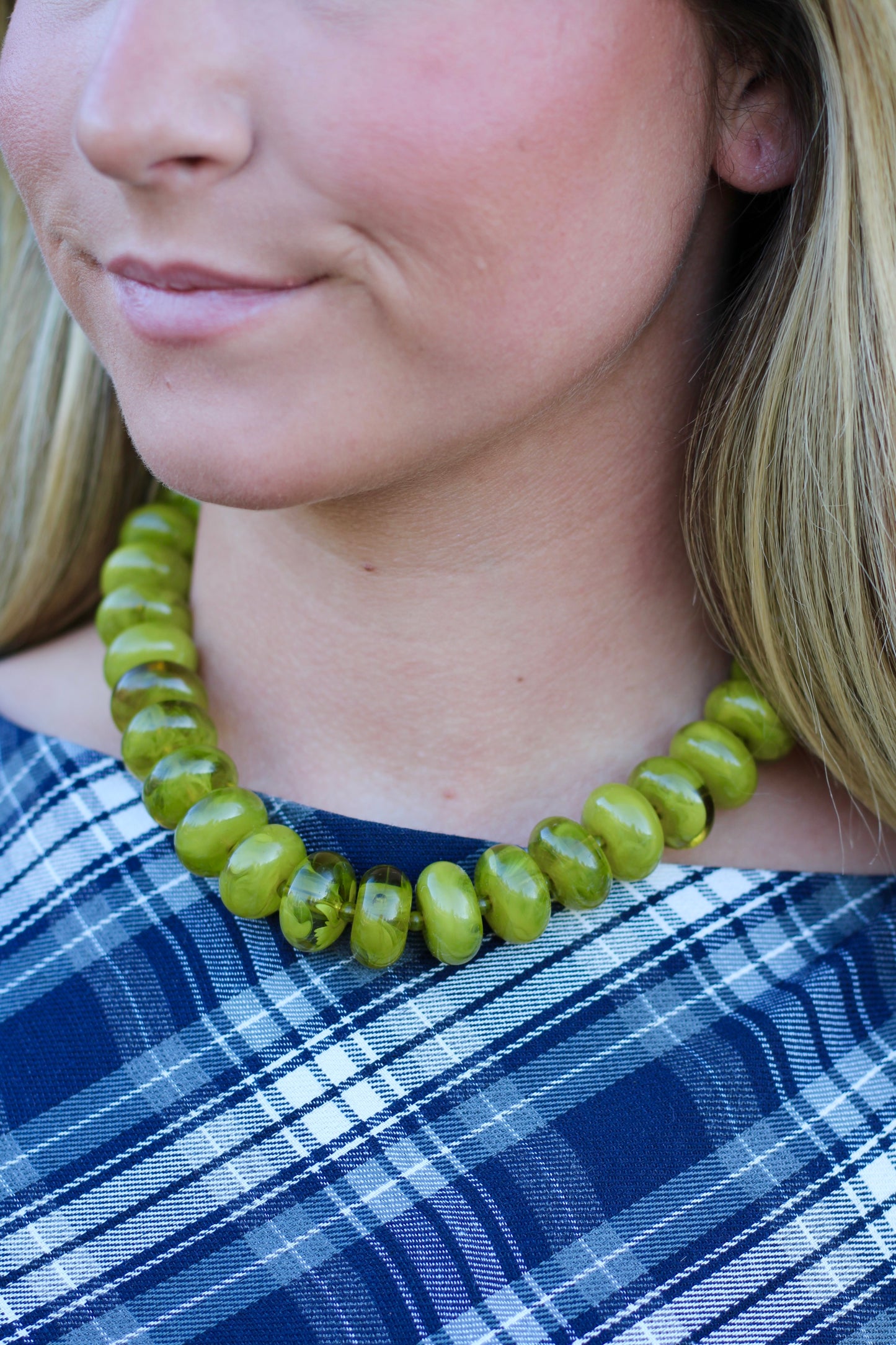 Amber Beaded Necklace