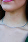 Jill Tennis Necklace - Silver