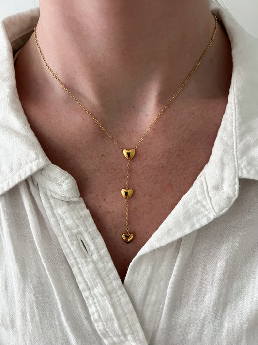 Lariat Heart Necklace
