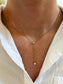 Lily Lariat Necklace