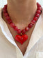 Beaded Heart Necklace
