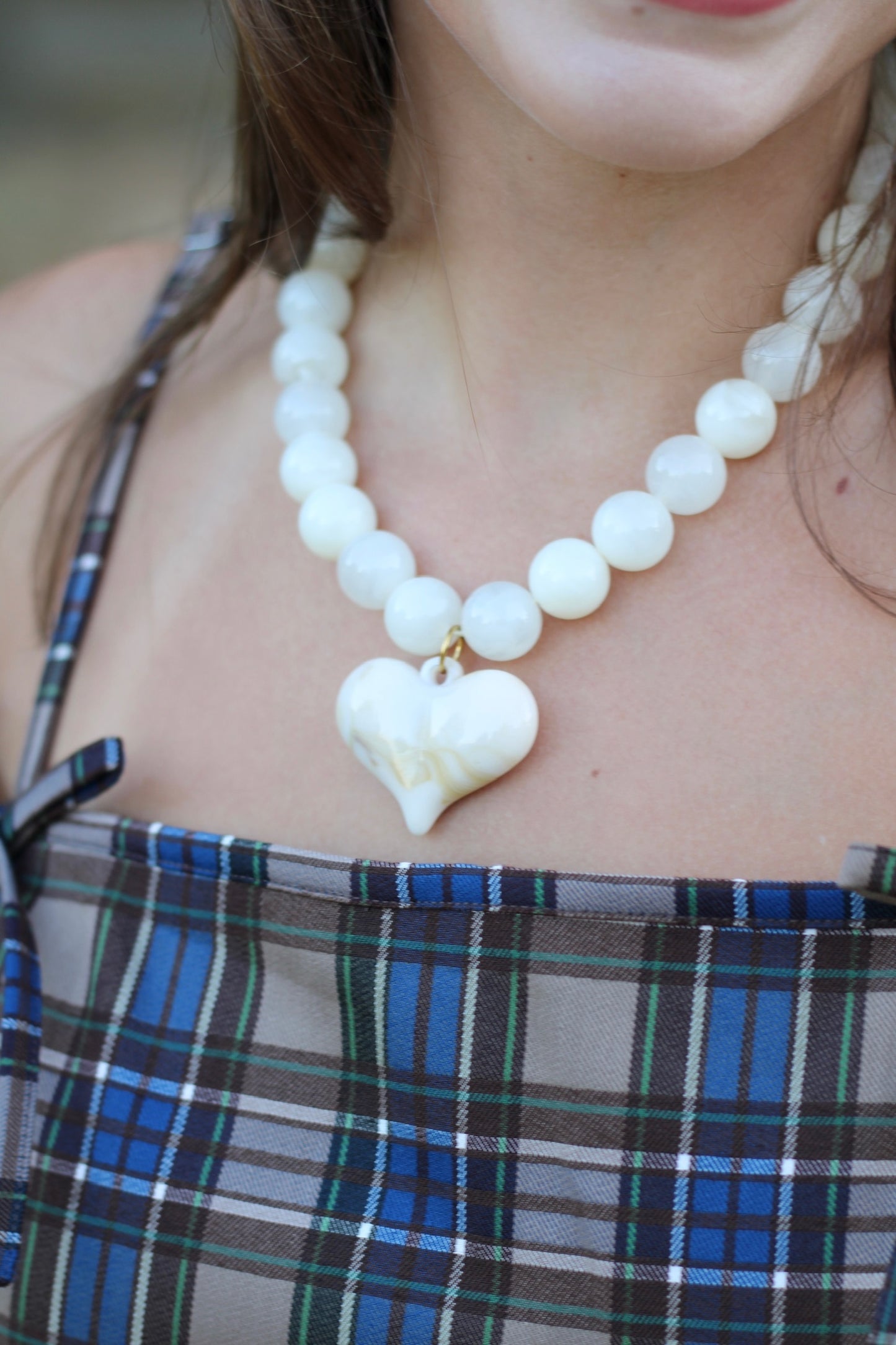 Beaded Heart Necklace