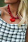 Beaded Heart Necklace