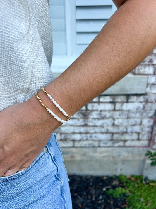 Beaded Pearl Bracelet
