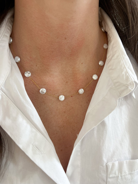 Dainty Pearl Necklace