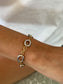 Two-Toned Circle Bracelet