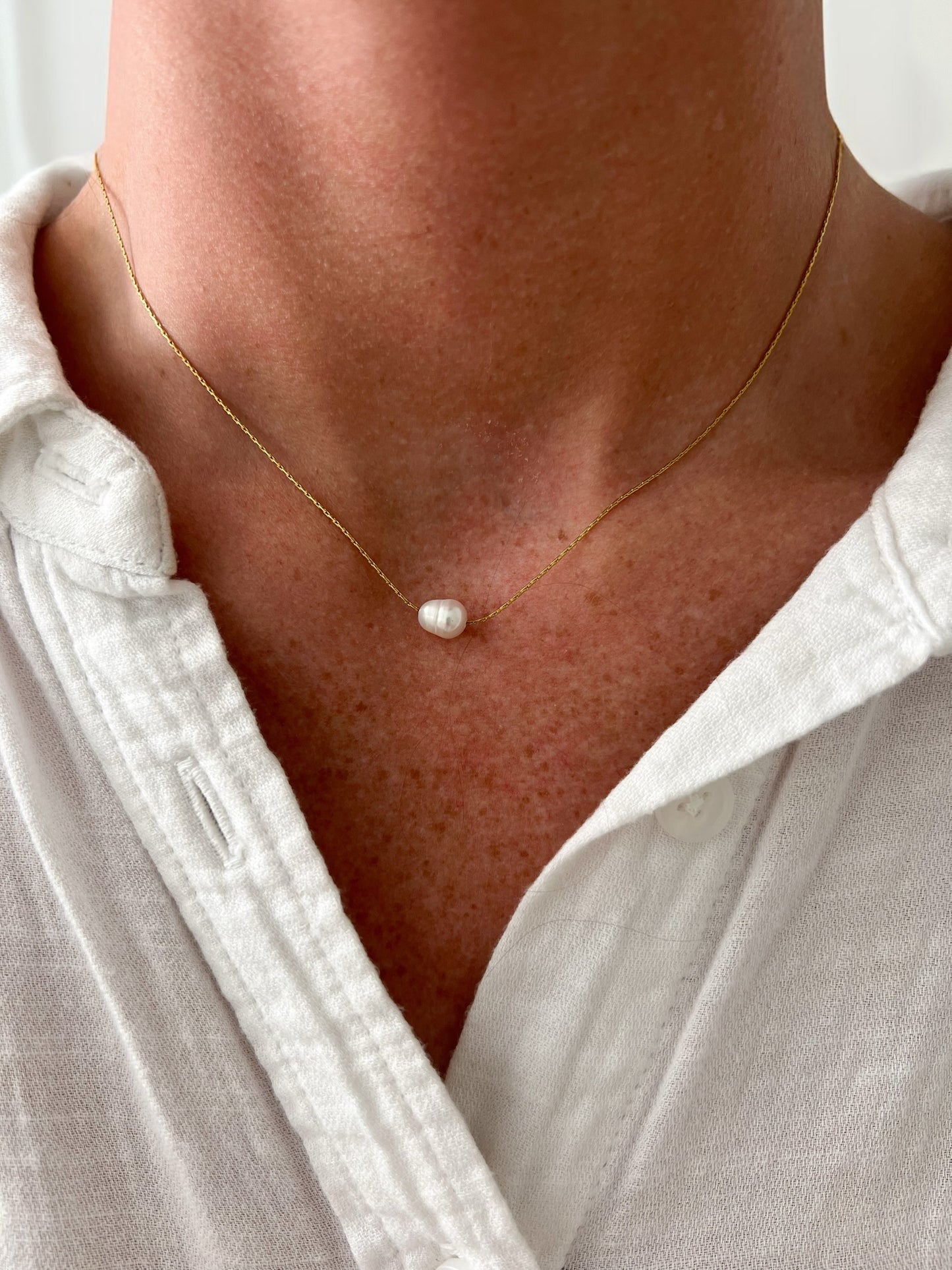 Mandy Pearl Necklace