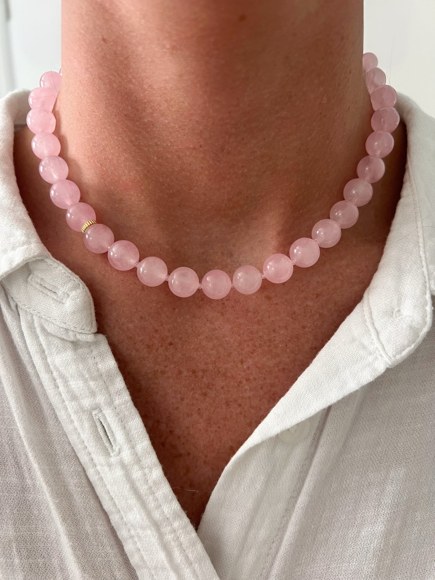 Palm Beaded Necklace