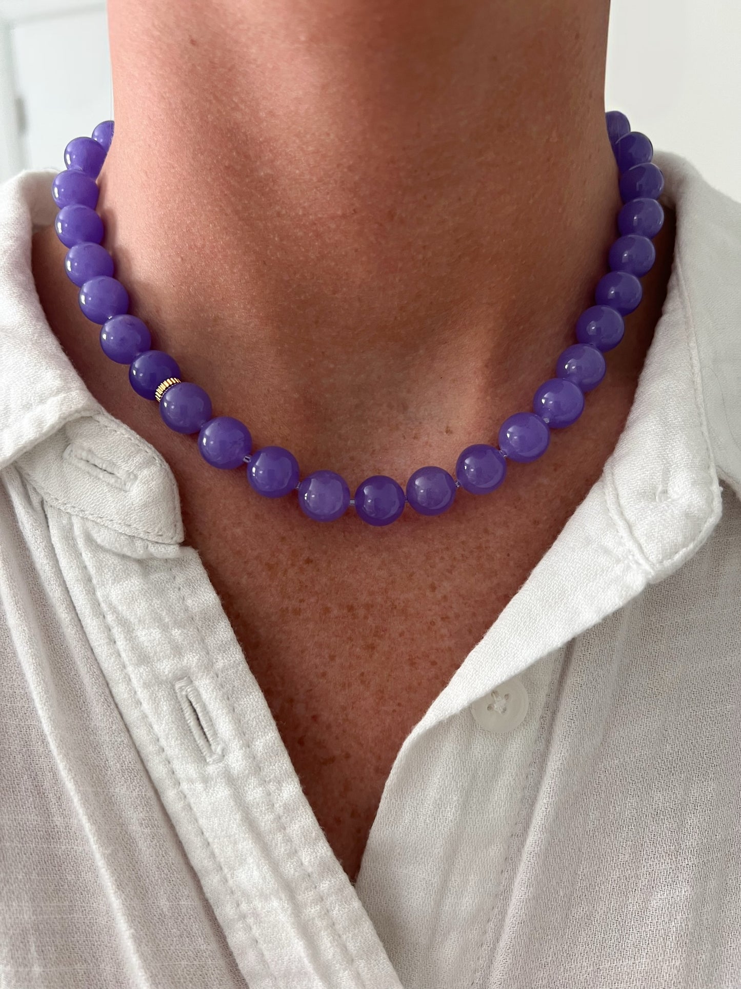 Palm Beaded Necklace