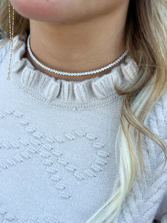 Lux Tennis Necklace
