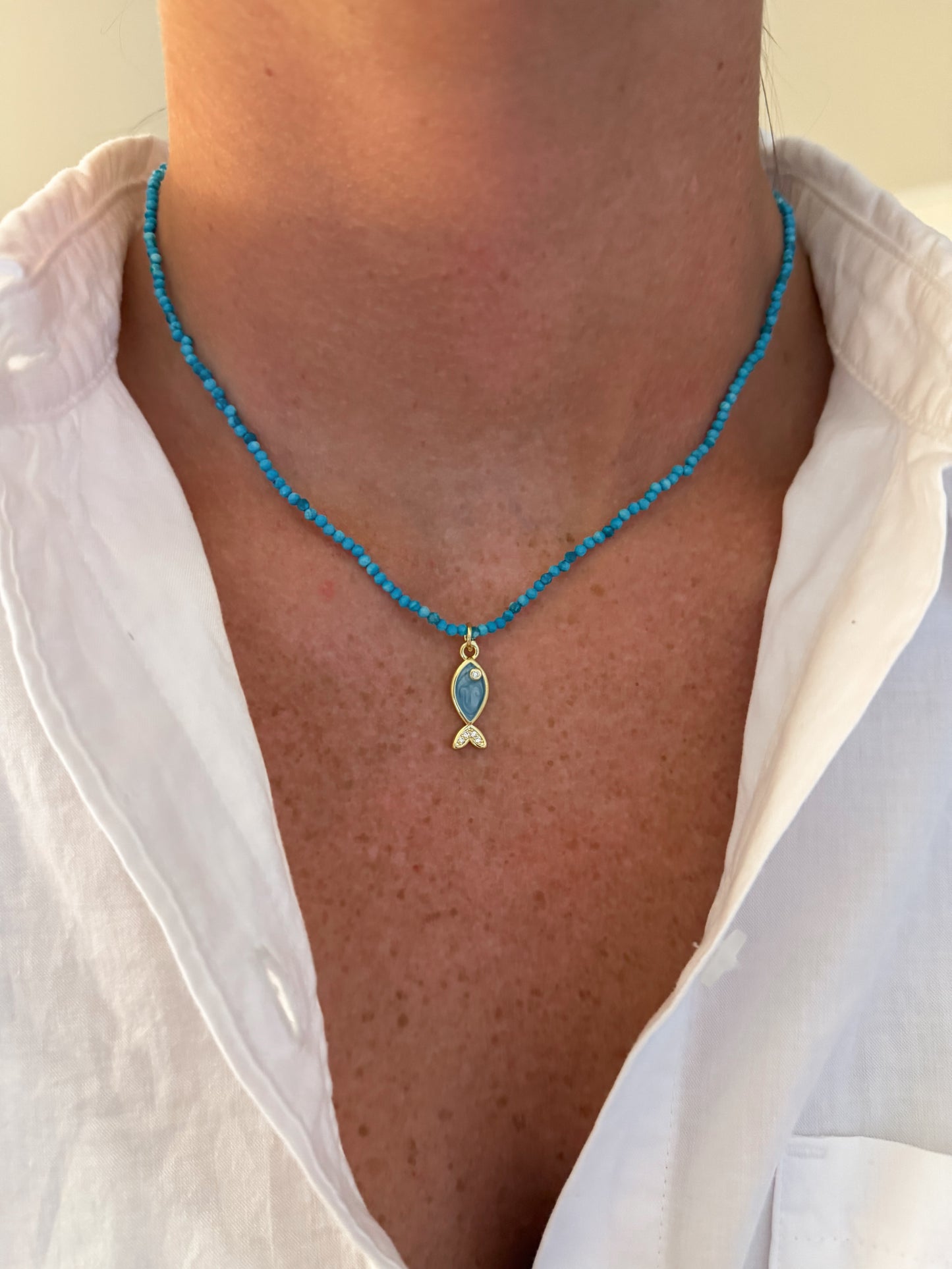 Gone Fishing Necklace