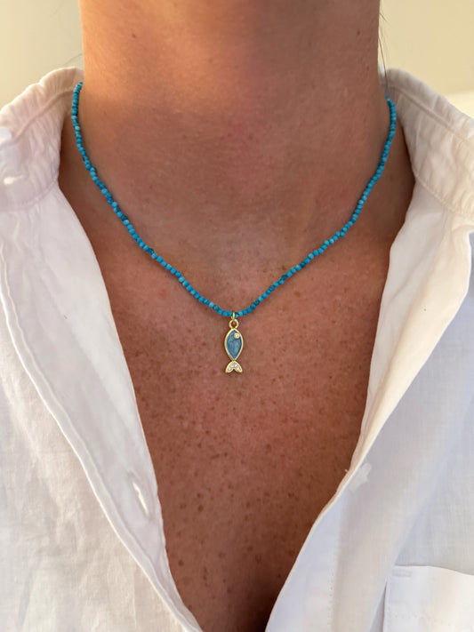 Gone Fishing Necklace