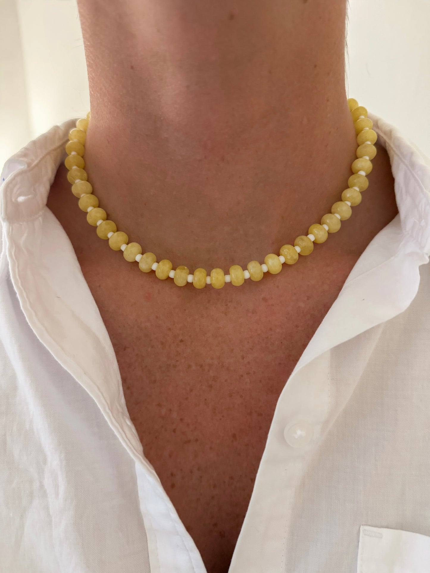 Sunny Beaded Necklace
