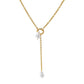 Lariat Pearl Necklace